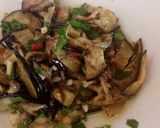 A picture of step 3 of Insalata di melanzane aubergine salad.