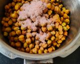 A picture of step 1 of Kala chana chaat.