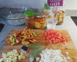 Foto del paso 2 de la receta: Estofado de potón con patatas 🐙 🥔