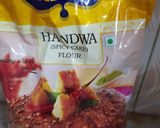 A picture of step 1 of Baked Dudhi Handva.