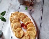 A picture of step 7 of Eggless mini pancake.