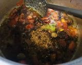 A picture of step 2 of Karachi special beef biryani.