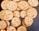 A picture of step 1 of Smiley honey cookies 😊(vegetarian food).
