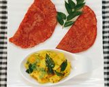 A picture of step 4 of Beetroot Carrot Rava Masala Dosa.