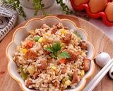 Foto langkah ke 3 dari resep Nasi Goreng Salmon.