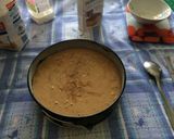 A picture of step 5 of Soft Hot Milk Chocolate Cake.