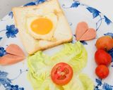 Hình bước làm 2 của món Sandwich trứng