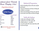 A picture of step 5 of DANWAKEN GARGAJIYA(TRADITIONAL BEANS DUMPLING.