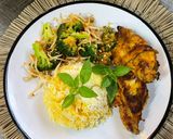 Gambar langkah 7 resipi Nasi Kuning Red Palm Oil.