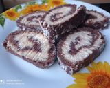 Kókuszos keksztekercs cukormentesen, laktózmentesen és gluténmentesen recept fázis 1 fotója