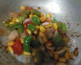 A picture of step 8 of White sauce Pasta.