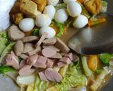 Foto langkah ke 5 dari resep Sapo Tahu Telur Puyuh.