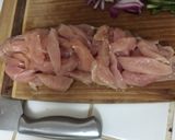 Foto del paso 1 de la receta: Tacos dorados con fajitas de pollo
