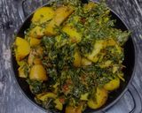 A picture of step 6 of Methi Aloo Ki Sabji.