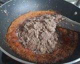 A picture of step 2 of Flaxseeds laddo.