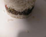 Foto del paso 3 de la receta: Timbal de arroz, lentejas y piperrada