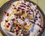 Foto del passaggio 5 della ricetta Quadrotti di polenta con frutta secca e melagrana