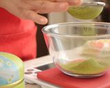 A picture of step 3 of Matcha Pound Cake.