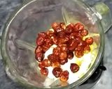 A picture of step 2 of Mango chatni.