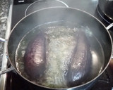 Foto del paso 1 de la receta: Berenjenas rellenas de carne y verduras
