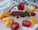 Foto del paso 3 de la receta: Tortitas de plátano y avena (sabor Brownie)