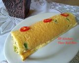 Foto langkah ke 5 dari resep Bolu Gulung Abon Sapi a.k.a Floss Roll Bun.