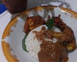 Foto langkah ke 5 dari resep Nasi uduk betawi bumbu ulek.