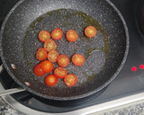 Foto del paso 1 de la receta: Revuelto de espinacas, queso y tomates cherrys