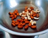 A picture of step 1 of Delicious nutrition Mava dry fruit Burfi without fire.
