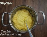 Hình bước làm 2 của món Bánh su kem vị custard & vị matcha