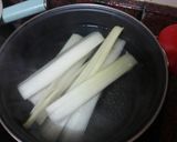 Foto del paso 1 de la receta Pencas rellenas de jamón y queso