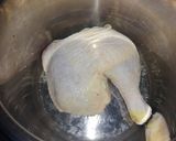 Foto del paso 1 de la receta: Cuarto de pollo con arroz
