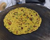 A picture of step 2 of Methi na Thepla dhebra.