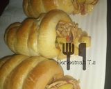 A picture of step 6 of Chicken and potato cornet.