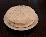 Vanilla / Peanut Butter Ice Cream Cake with a Crispy Crust and Whipped Cream Topping With Creamy Crispy Chicolate Bark recipe step 15 photo