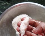 A picture of step 3 of Chawal ka fara (famous chhattisgadhi dish).