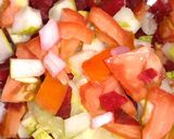 A picture of step 2 of Vegetable salad.