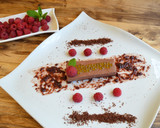 Foto del paso 1 de la receta: Tarta de chocolate con perlas de aove y mermelada de frambuesas