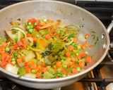 A picture of step 3 of Vegetable kebab a party favorite starter/appetizer.
