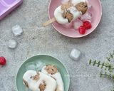 Foto langkah ke 3 dari resep Es Cream Yogurt isi Cookies Kacang Cokelat.