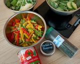 Une image de l'étape 1 de Queues de lotte et son riz aux légumes à la Nutricook de Seb.