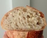 Foto langkah ke 26 dari resep Wijen Italian Herbs Cheese Sourdough Bread (Open Bake Method).