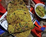 A picture of step 4 of MISSI ROTI (PUNJABI STYLE).