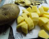 Foto del paso 1 de la receta: Cola de Raya al horno con zanahoria, remolacha, papa y calabaza