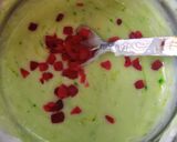 A picture of step 2 of Tuti fruti pudding.