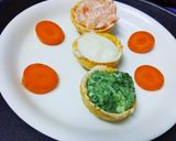 A picture of step 9 of Edible Corn Canapes with Tricolor Rabdi.