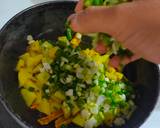 Spring onion potato stir-fry recipe step 2 photo