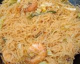 Gambar langkah 6 resipi Bihun Goreng Cili Kering.