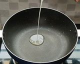 A picture of step 2 of Muttor paneer with laccha paratha.