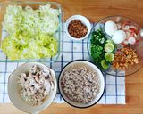 A picture of step 1 of Keto Tom Yum Noodles.